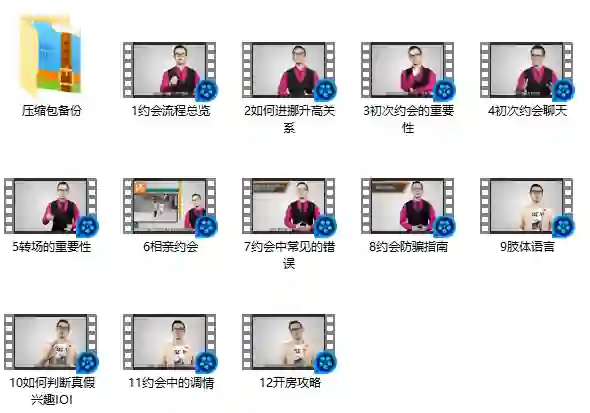 坏男孩学院《约会课程》实战指南：揭秘高吸引力约会技巧-沉潜情感社