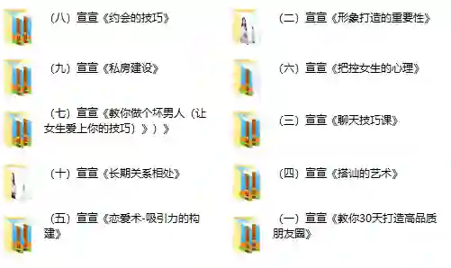宣宣情感VIP10套课实战指南｜限时专属打包揭秘-沉潜情感社