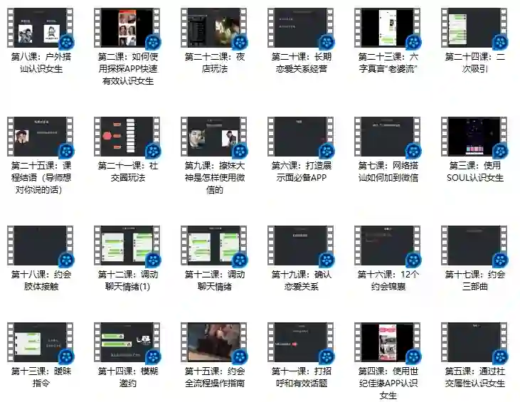 恋爱补习班《完全追女孩必修课》-沉潜情感社