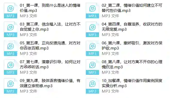 情绪价值提升课V3.0｜实战指南+限时专属揭秘-沉潜情感社