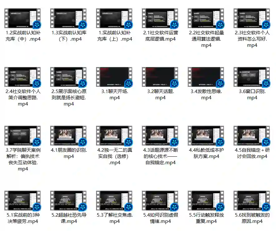 图片[2]-《大师学院A班》30天实战指南：社交光谱课程骨架揭秘-沉潜情感社