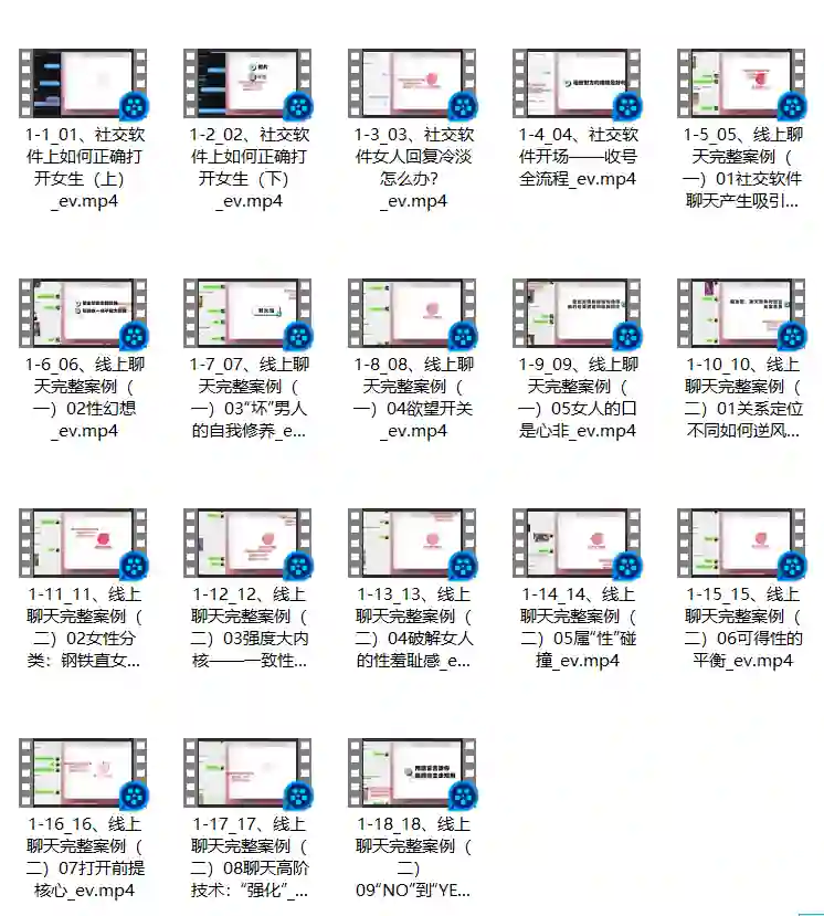 良叔 古医生《社交软件聊天课》-沉潜情感社